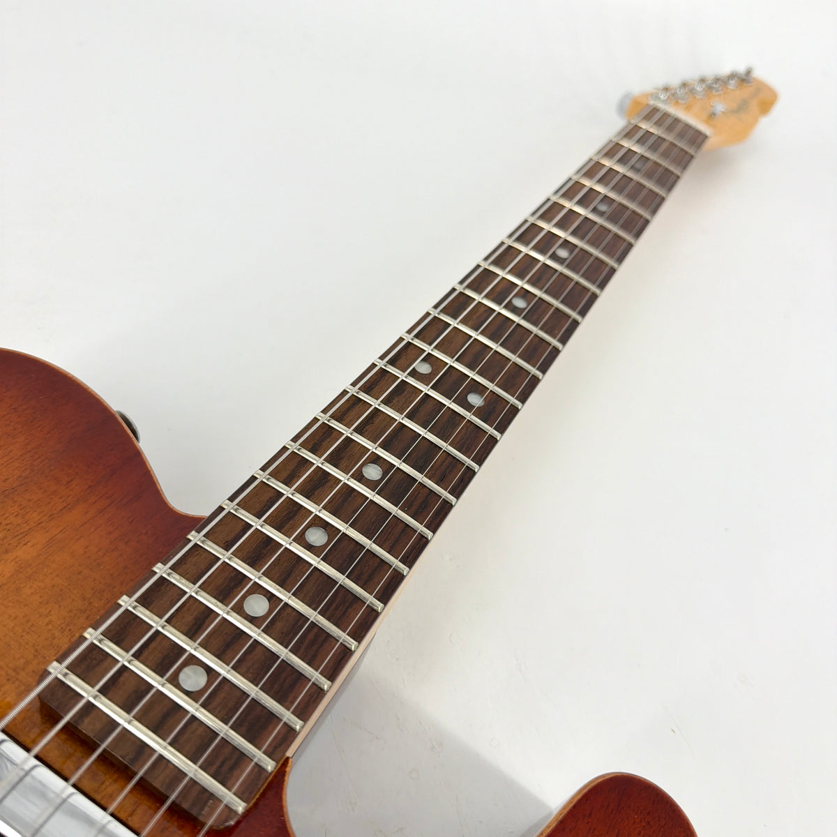 2012 Fender American Select Carved Koa Top Telecaster - Sienna Edge Burst
