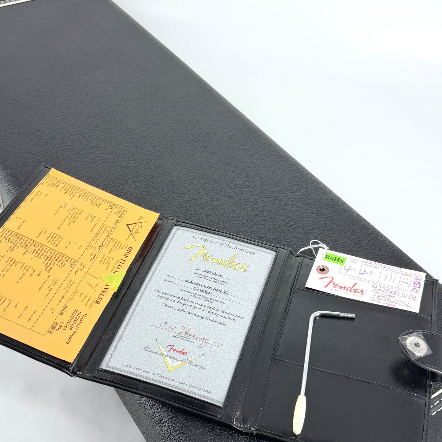 2020 Fender Custom Shop 1970 Stratocaster Journeyman Relic - Aged Olympic White