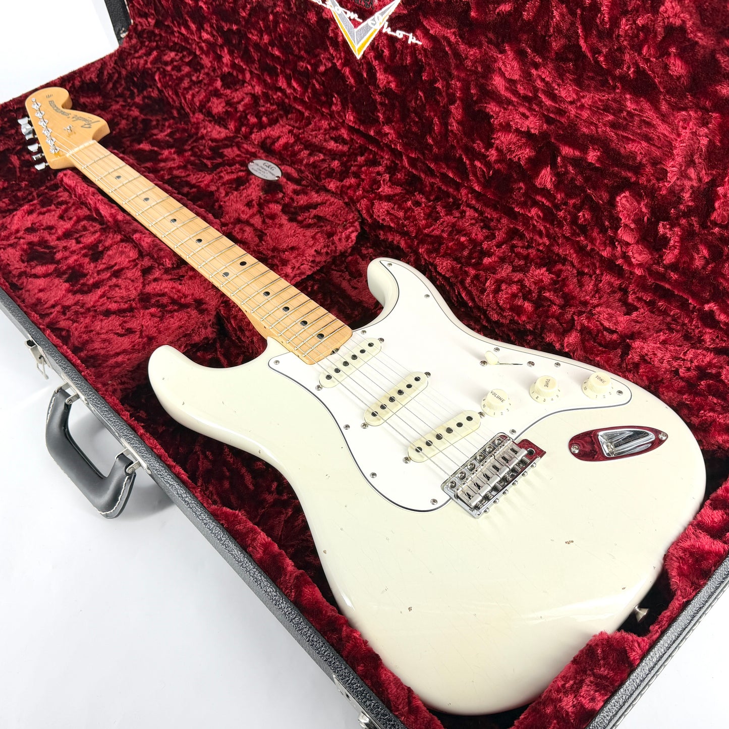 2020 Fender Custom Shop 1970 Stratocaster Journeyman Relic - Aged Olympic White