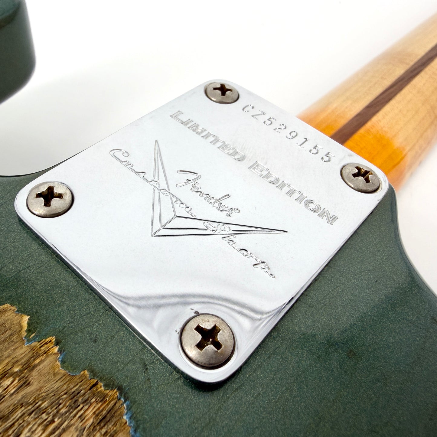 2016 Fender Custom Shop Ltd Edition '59 Stratocaster Heavy Relic - Olive Drab Green over Lake Placid Blue