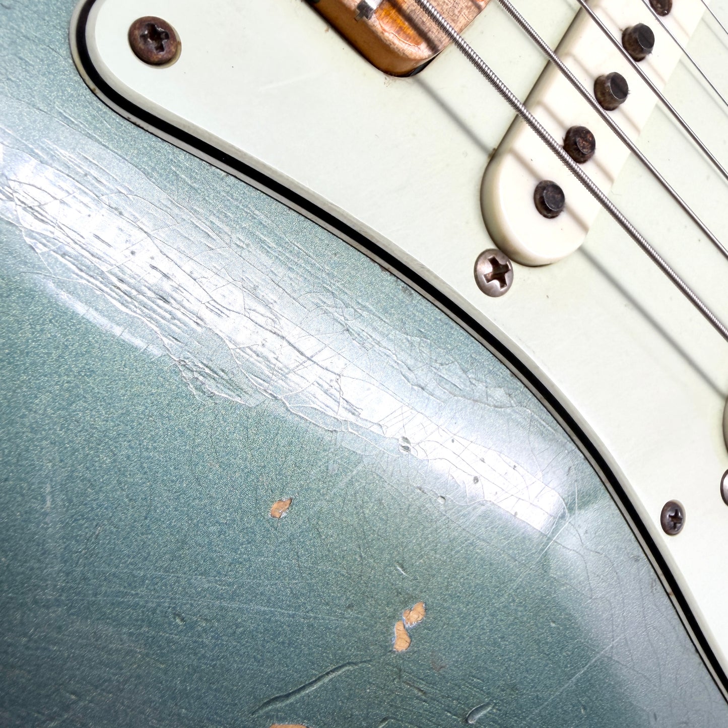 2016 Fender Custom Shop Ltd Edition '59 Stratocaster Heavy Relic - Olive Drab Green over Lake Placid Blue