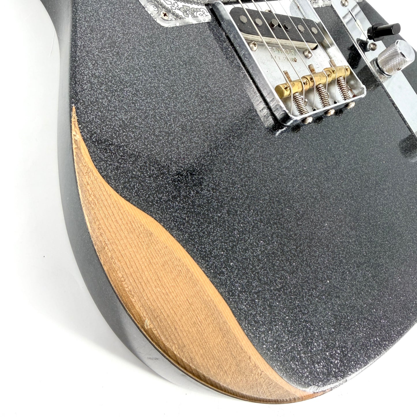 2020 Fender Brad Paisley Road Worn Esquire – Black Sparkle