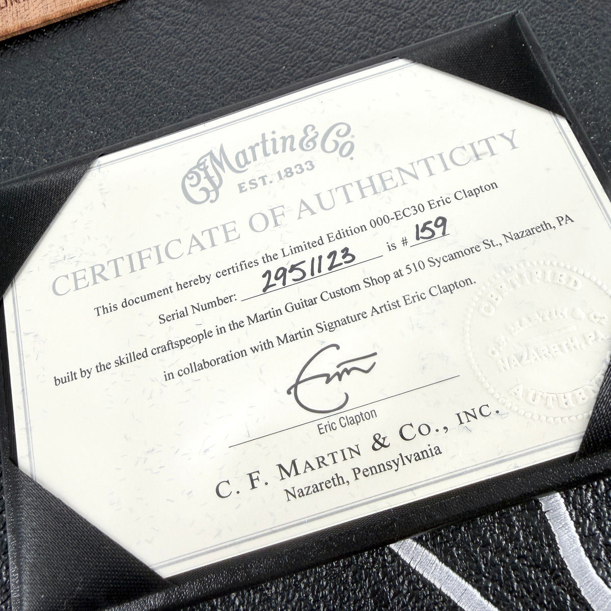 2025 Martin Eric Clapton 30th Anniversary 000-EC Limited Edition - Natural