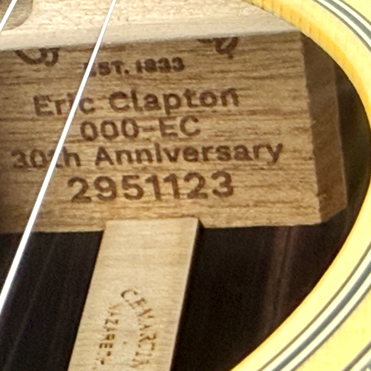 2025 Martin Eric Clapton 30th Anniversary 000-EC Limited Edition - Natural