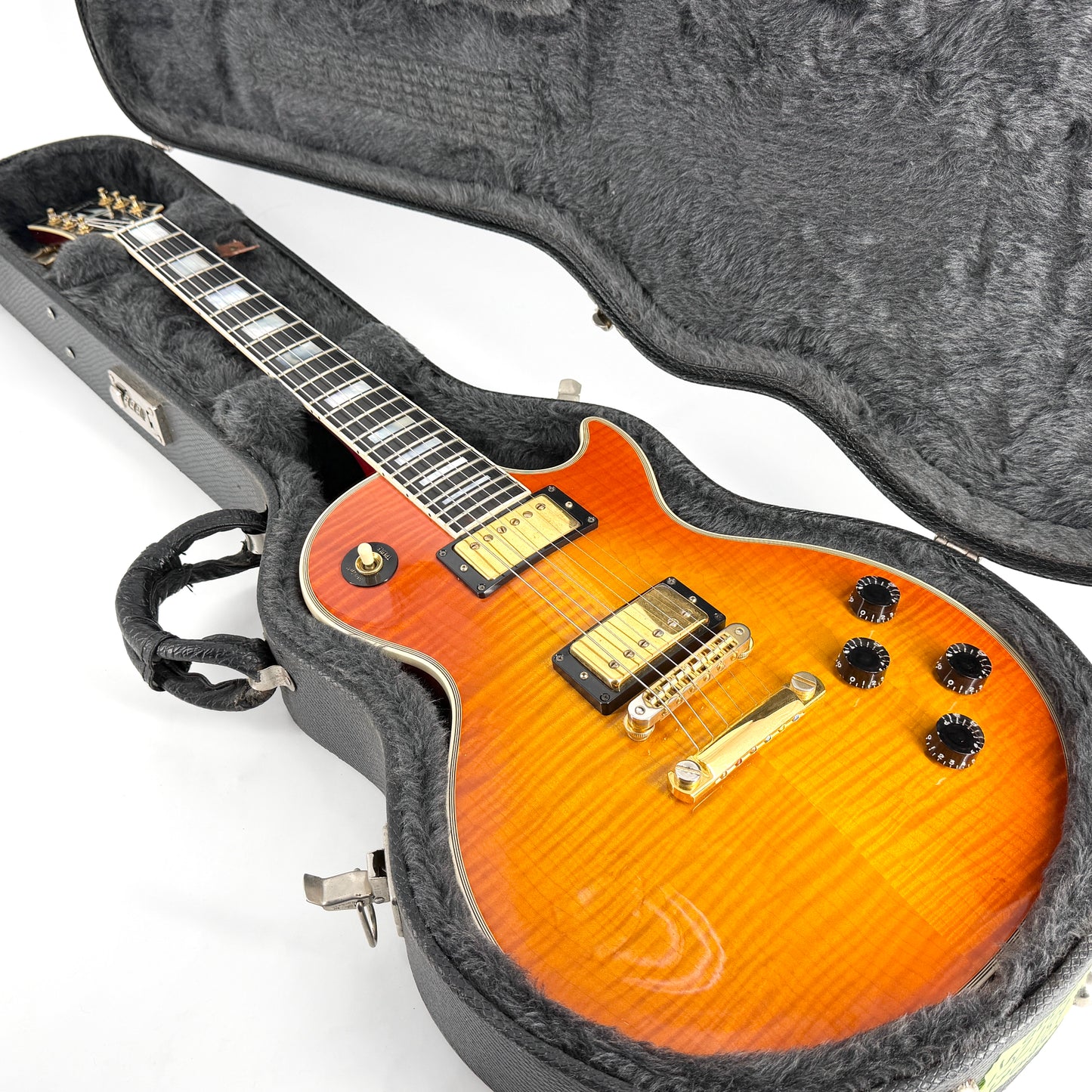 2001 Gibson Les Paul Custom – Tangerine Burst