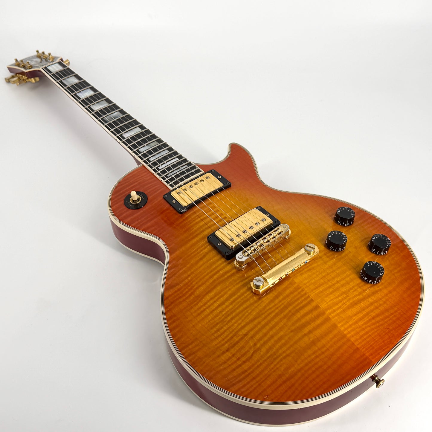 2001 Gibson Les Paul Custom – Tangerine Burst