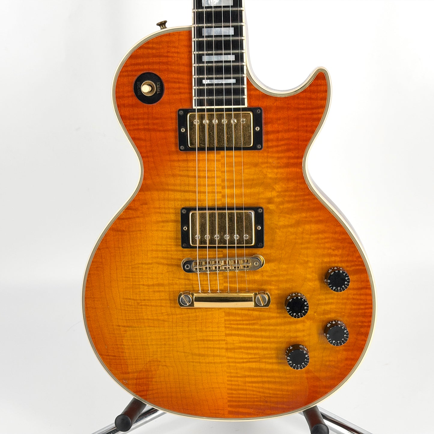 2001 Gibson Les Paul Custom – Tangerine Burst