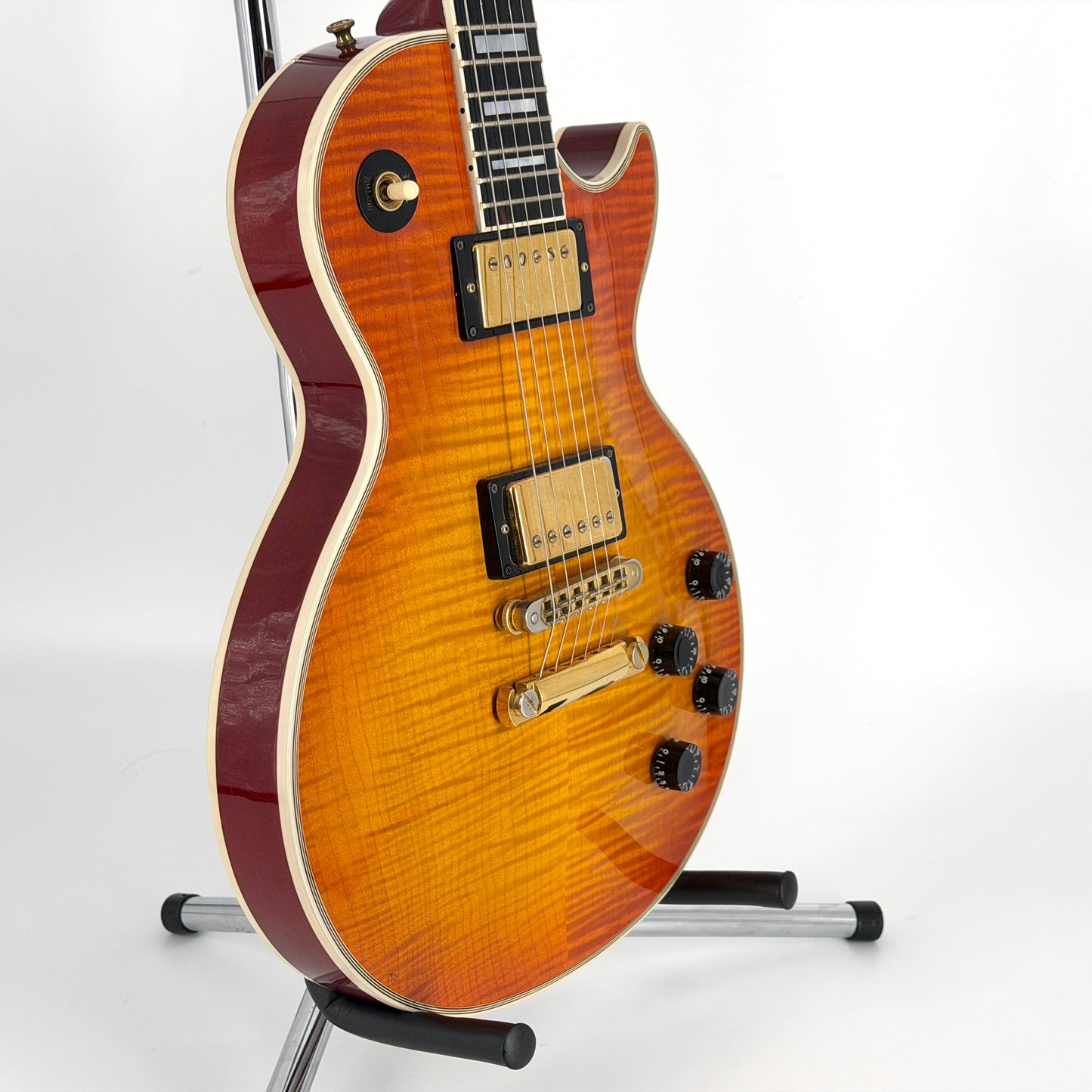 2001 Gibson Les Paul Custom – Tangerine Burst