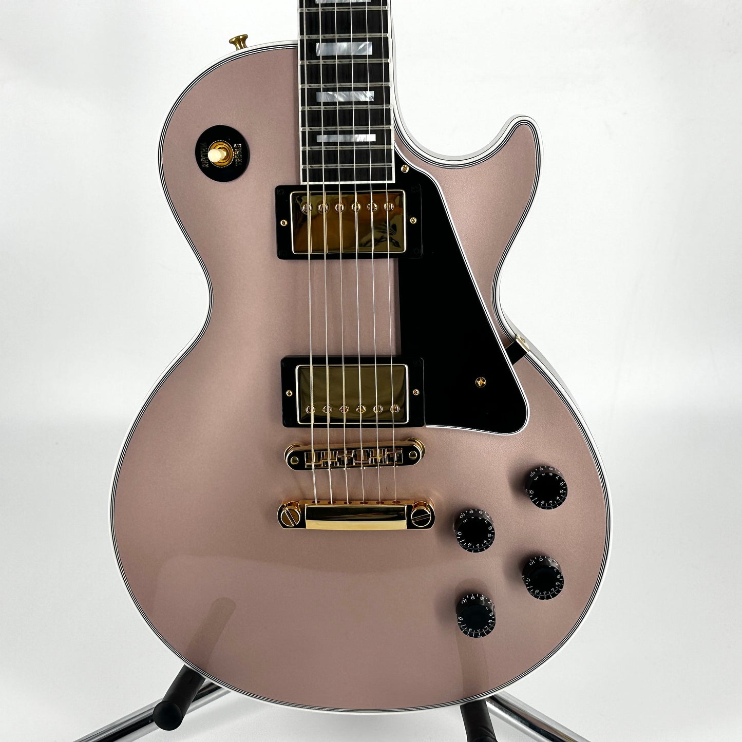 2023 Gibson Custom Made to Measure Les Paul Custom - Rose Gold Sparkle