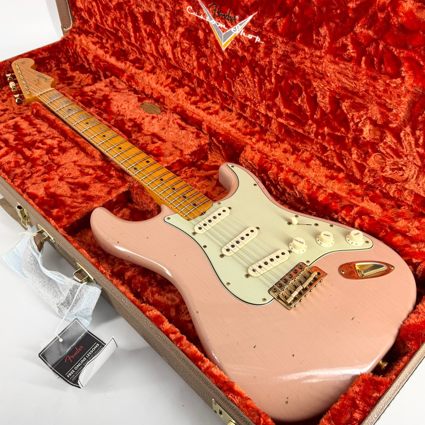 2021 Fender Custom Shop Limited Edition ’62 Journeyman Relic Stratocaster - Dirty Shell Pink