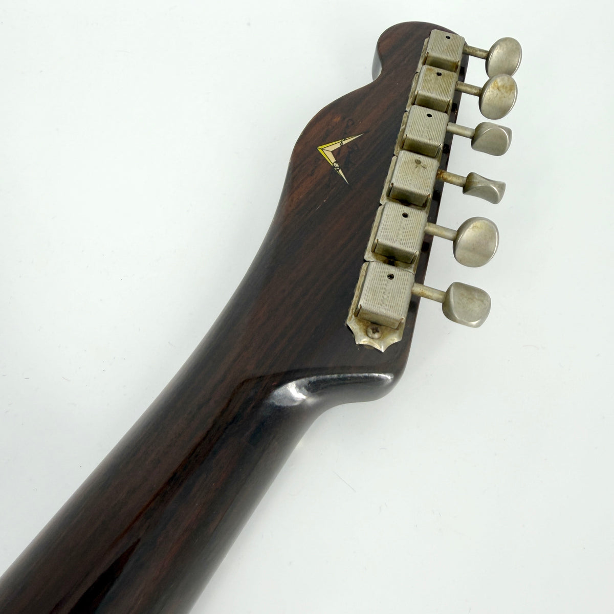 2016 Fender Custom Shop Ltd 50's Telecaster Thinline Relic Solid Rosewood Neck - Chocolate 3 Tone Sunburst