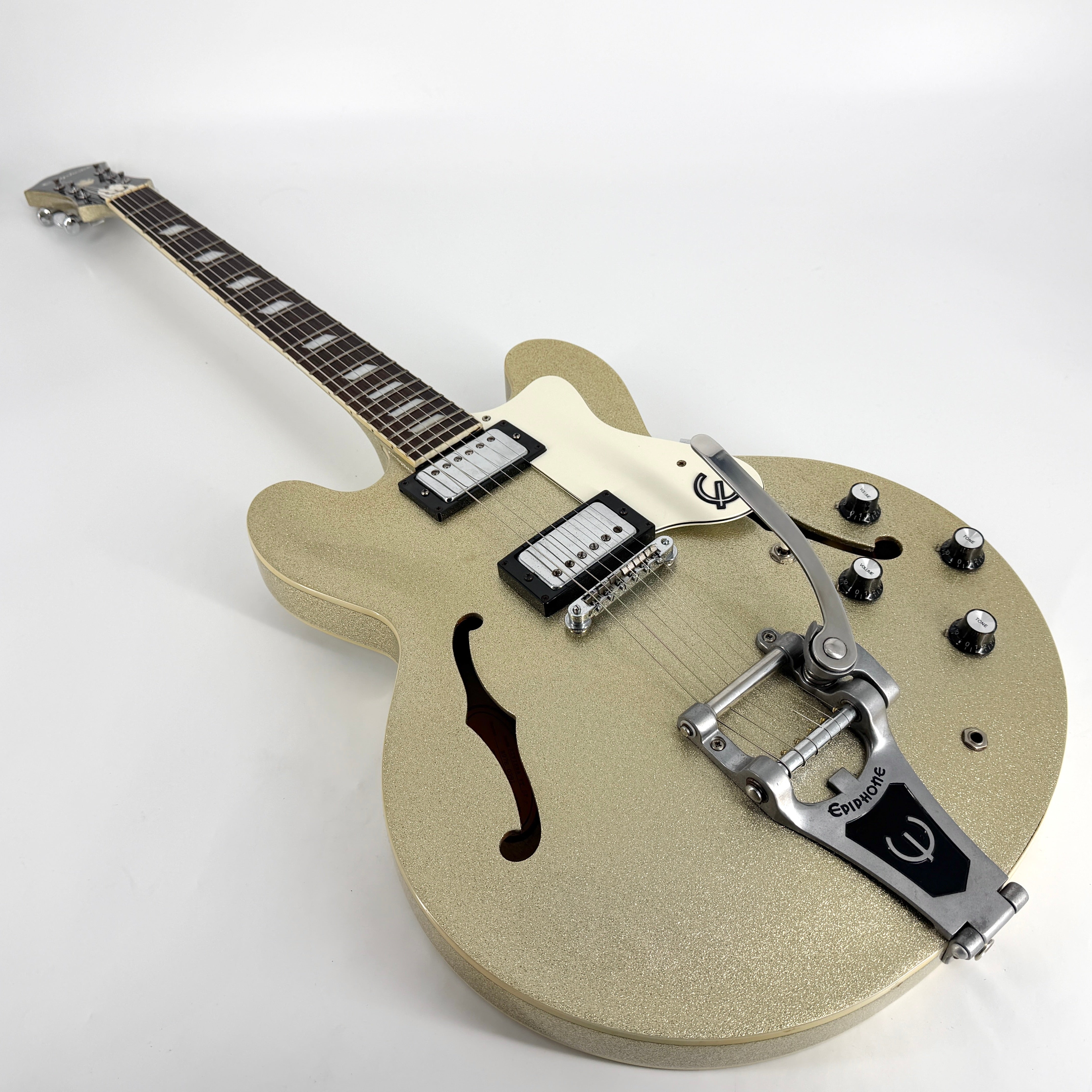 1997 Epiphone Limited Edition Riviera - Peerless Korea - Silver
