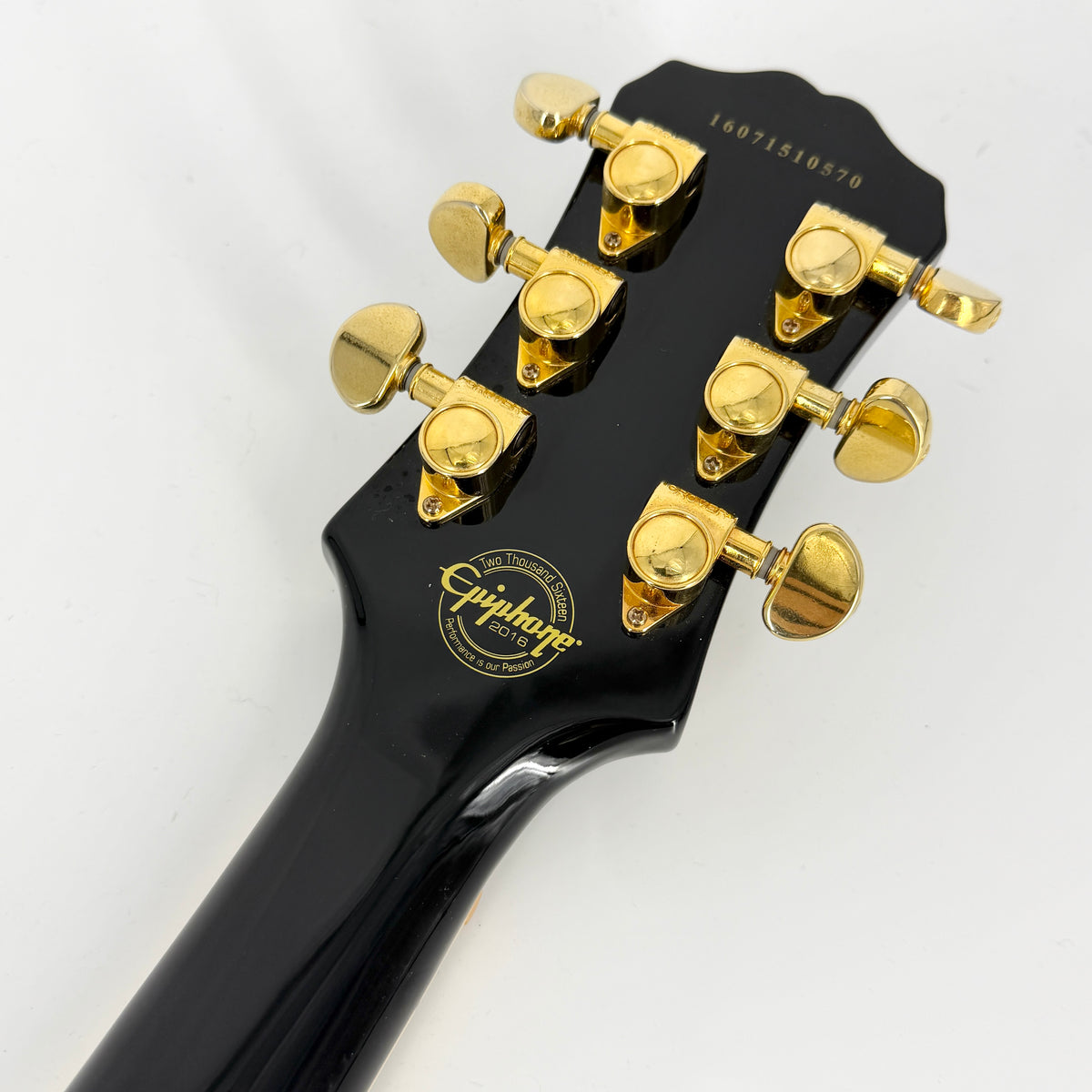 2016 Epiphone Björn Gelotte Les Paul Custom Outfit - Limited Edition - Ebony