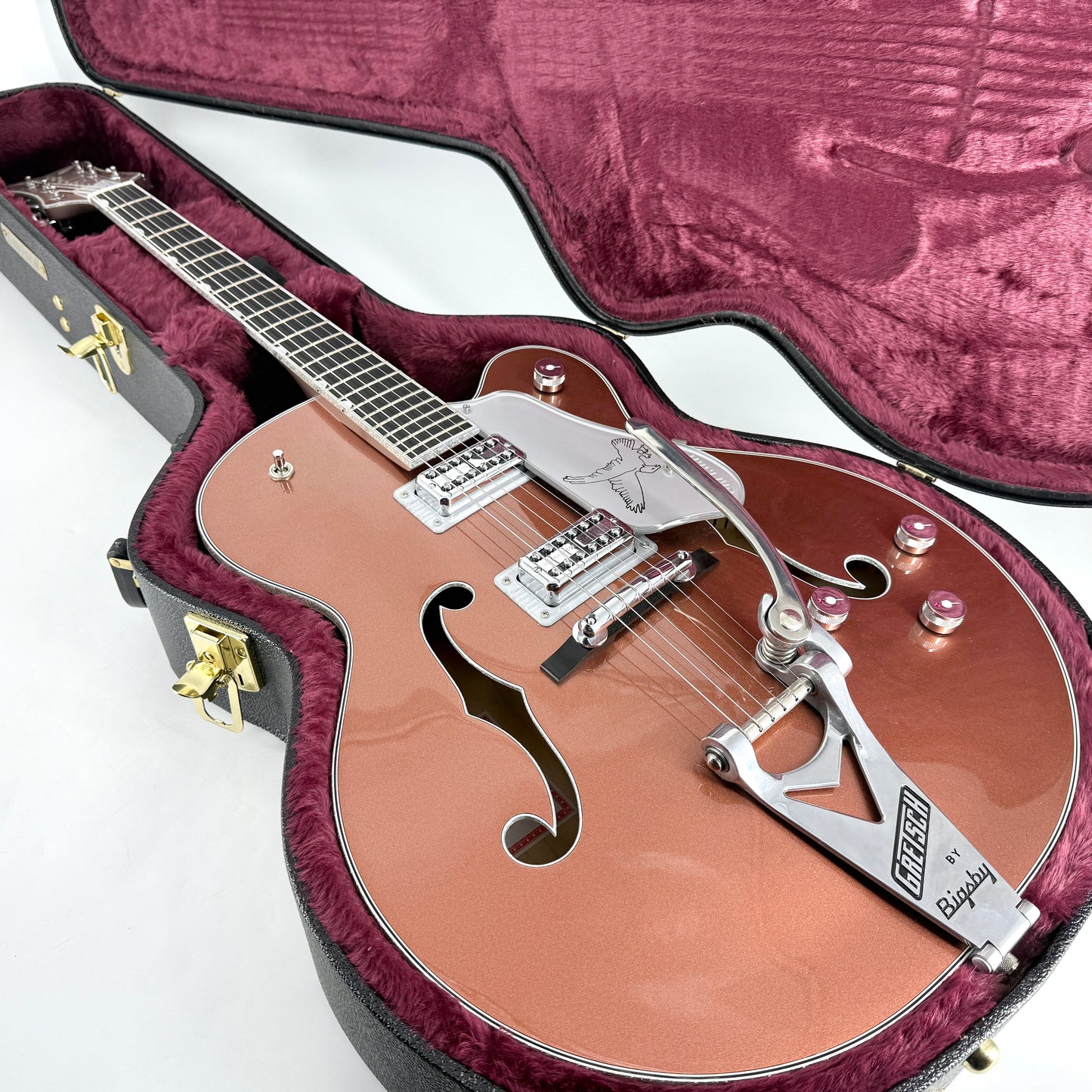 2020 Gretsch Limited Edition Falcon G6136TSL-CPM LTD – 2 Tone Copper / Sahara Metallic