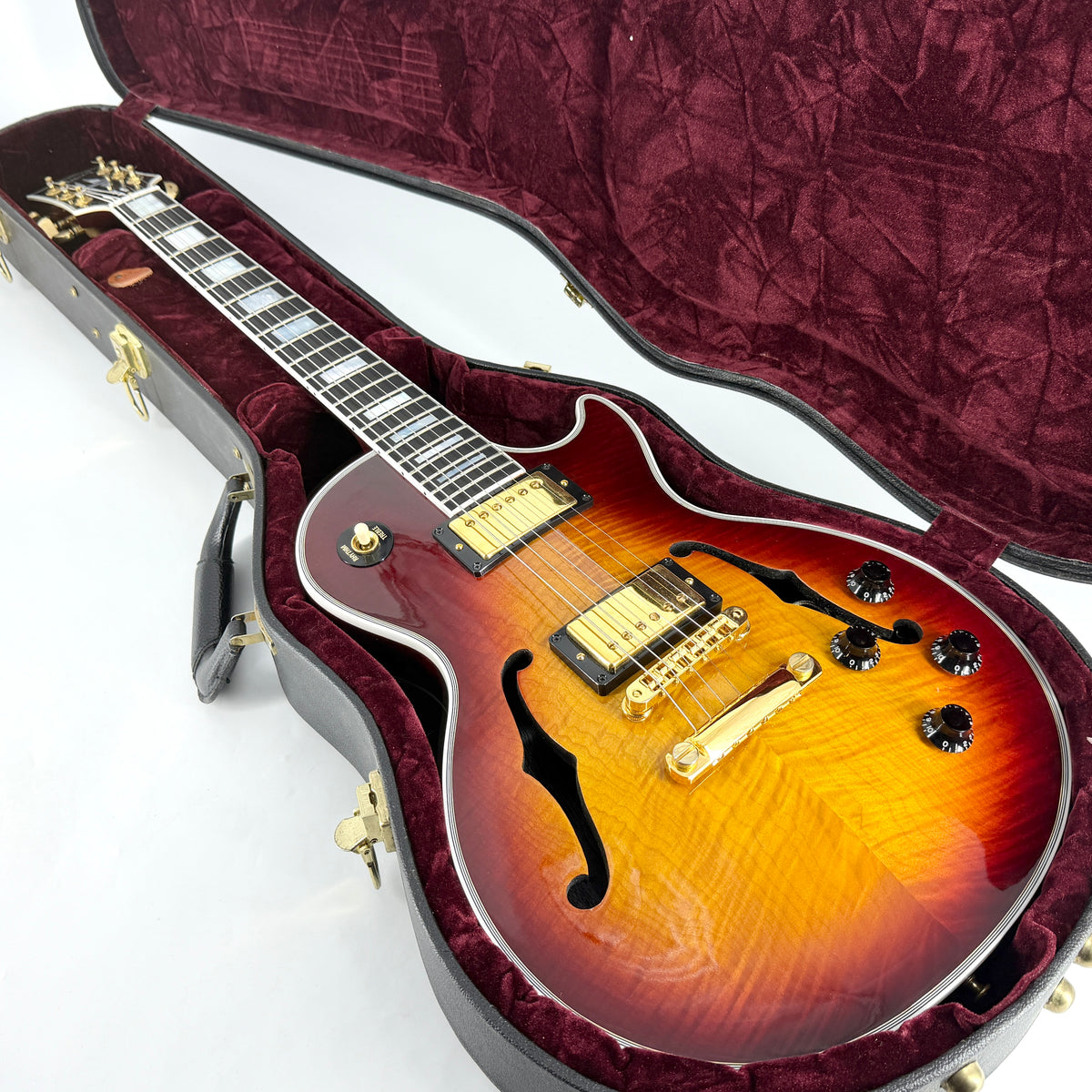 1998 Gibson Custom Shop Florentine Plus - Ember Glow