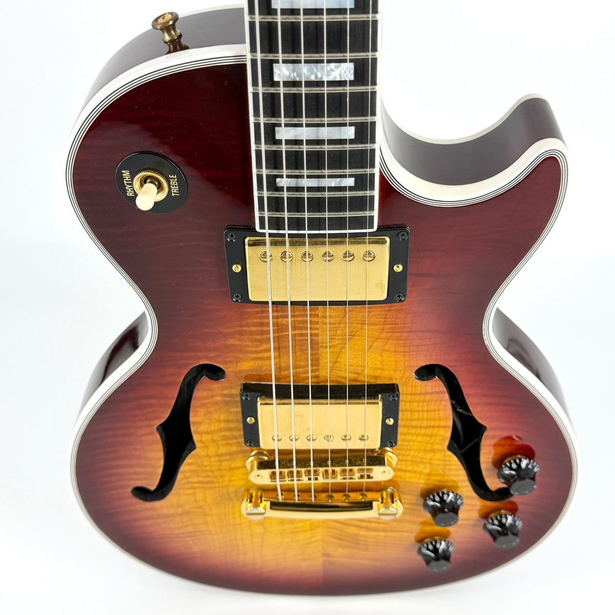 1998 Gibson Custom Shop Florentine Plus - Ember Glow
