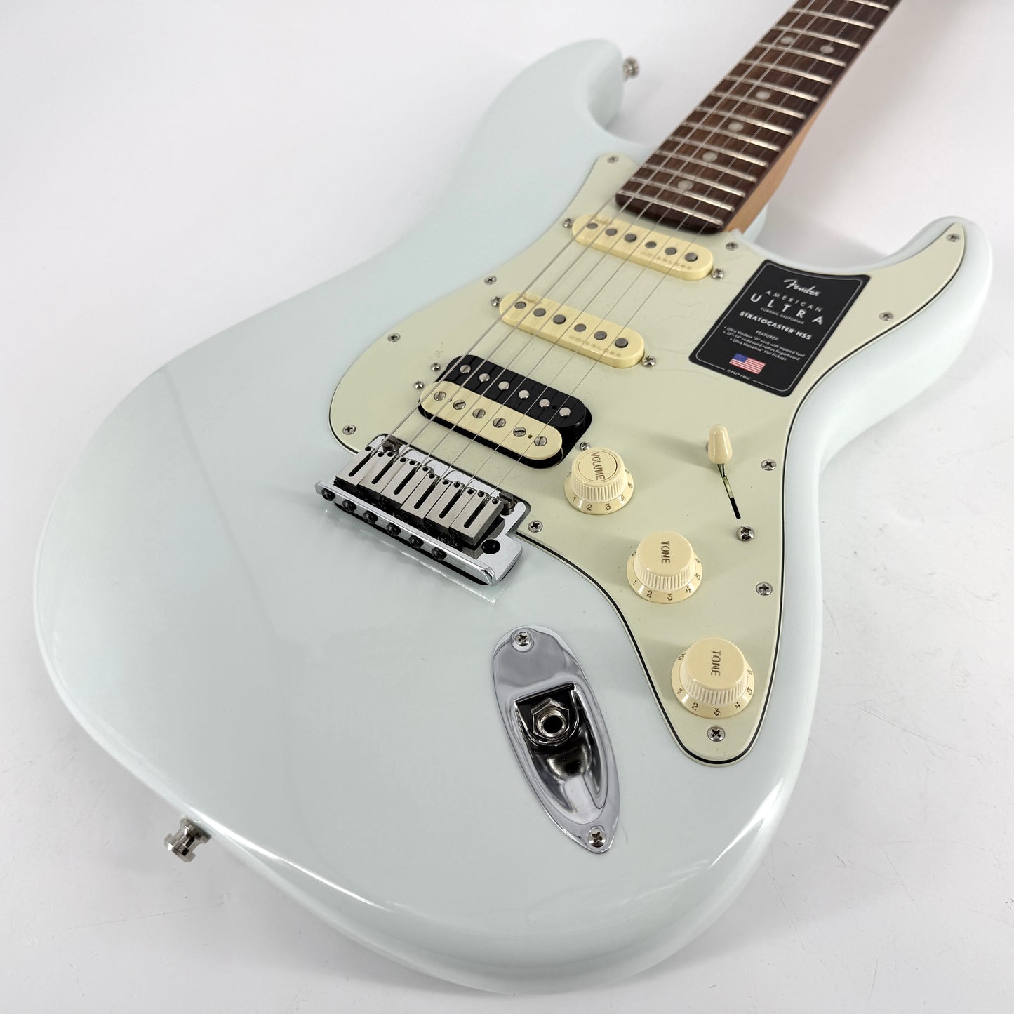 2023 Fender Limited Edition American Ultra Stratocaster HSS – Sonic Blue