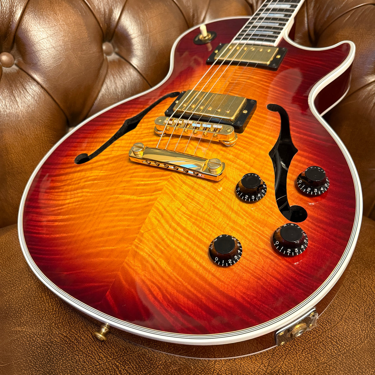 1998 Gibson Custom Shop Florentine Plus - Ember Glow