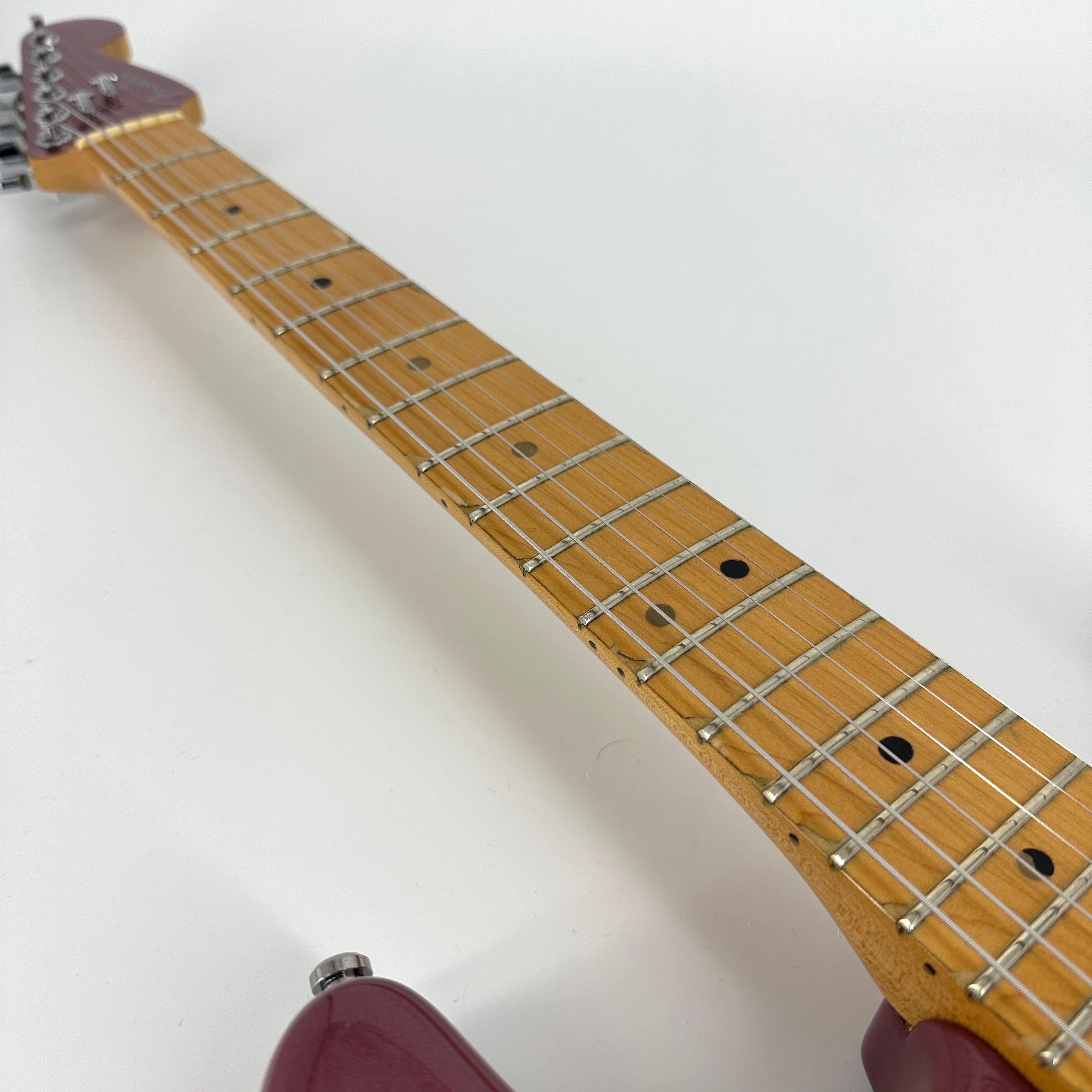 1995 Fender American Standard Stratocaster Ltd Edition Matching Headstock Burgundy Mist