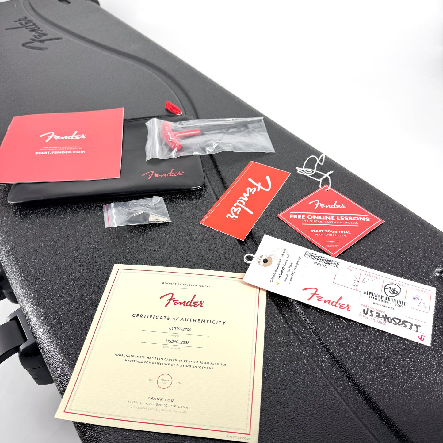 2024 Fender American Professional II Precision Bass - Black