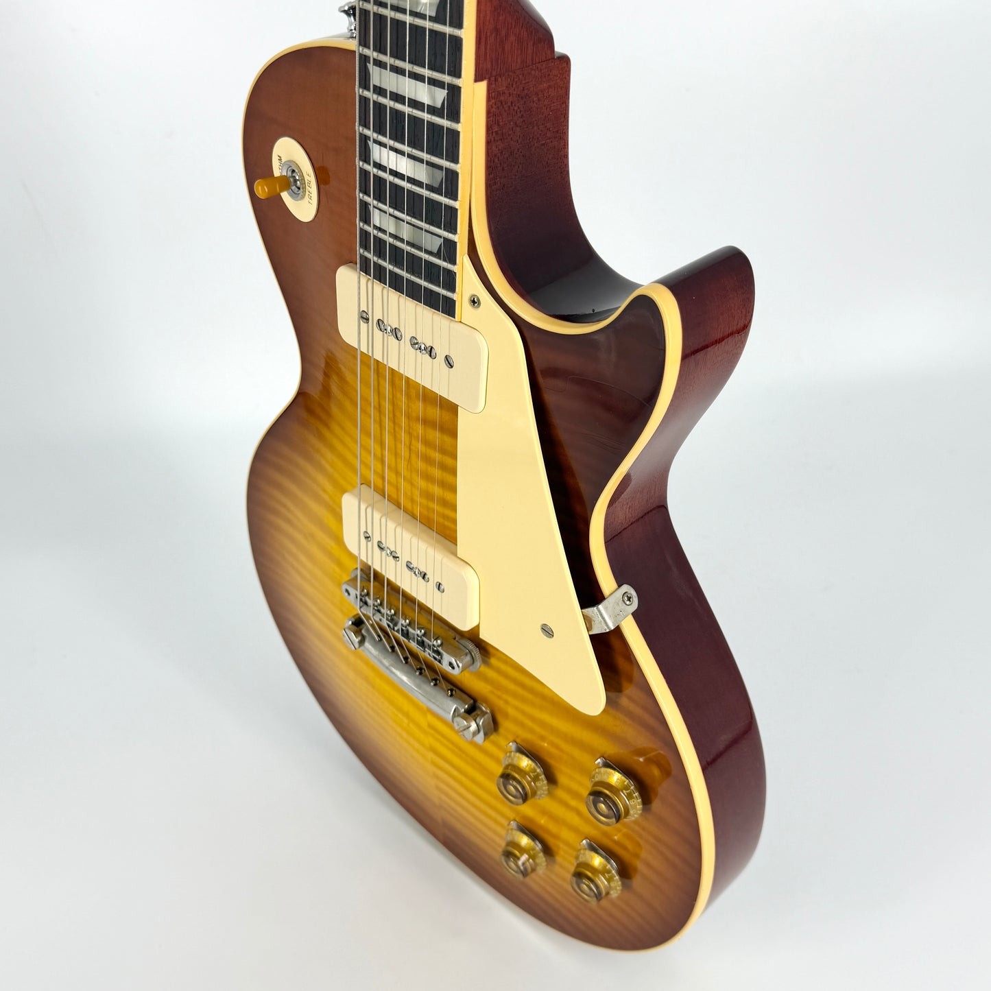 2024 Gibson Custom M2M Murphy Aged 1956 Les Paul Handpicked Top Ultra Light - Slow Ice Tea Fade