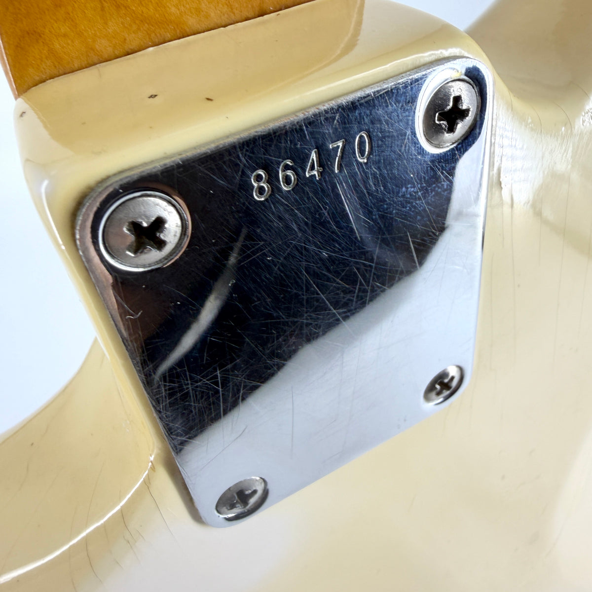 1962 Fender Jaguar Refin - Olympic White