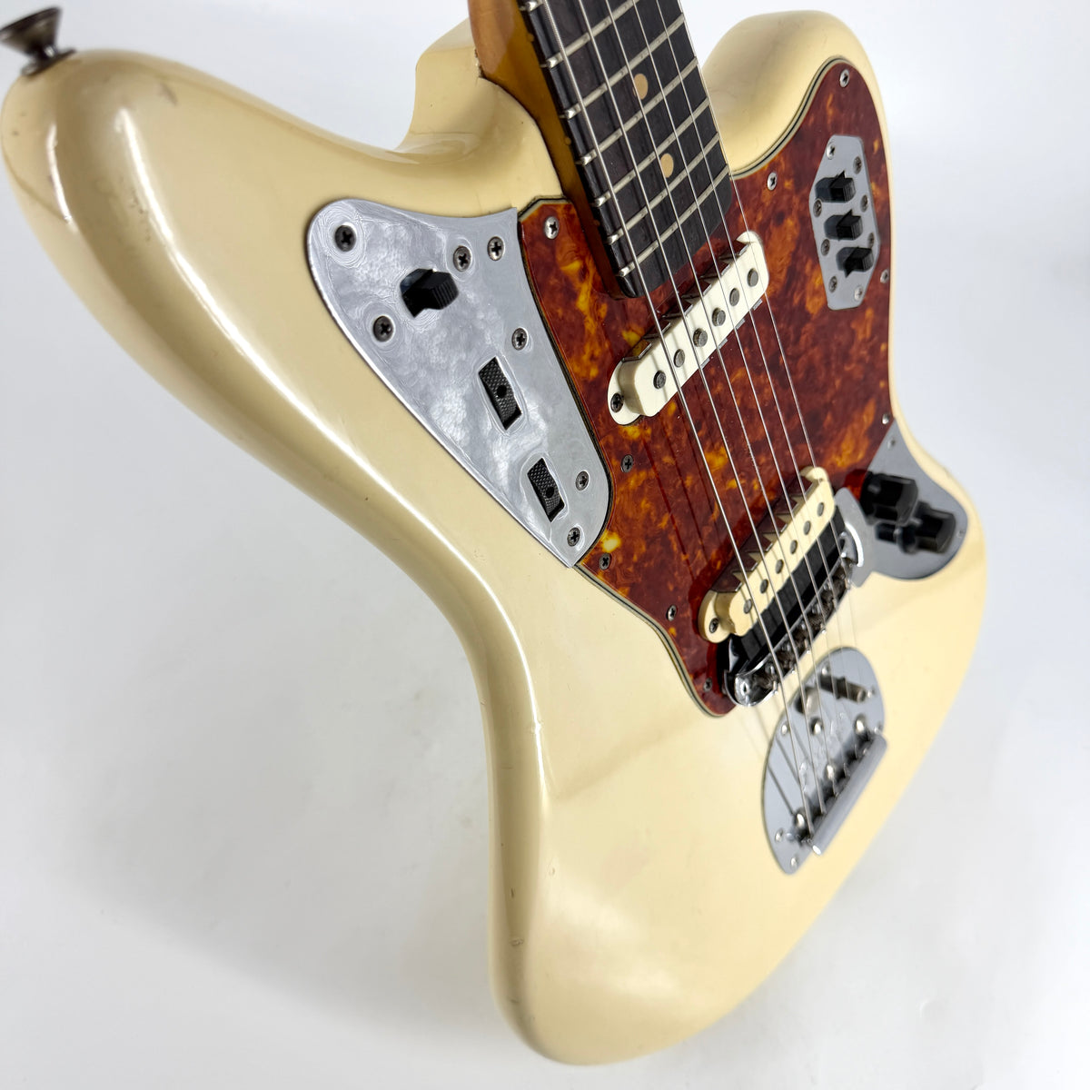 1962 Fender Jaguar Refin - Olympic White