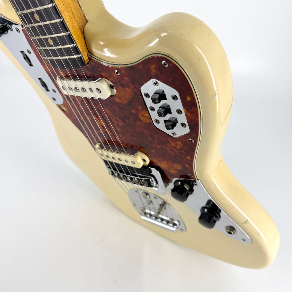 1962 Fender Jaguar Refin - Olympic White
