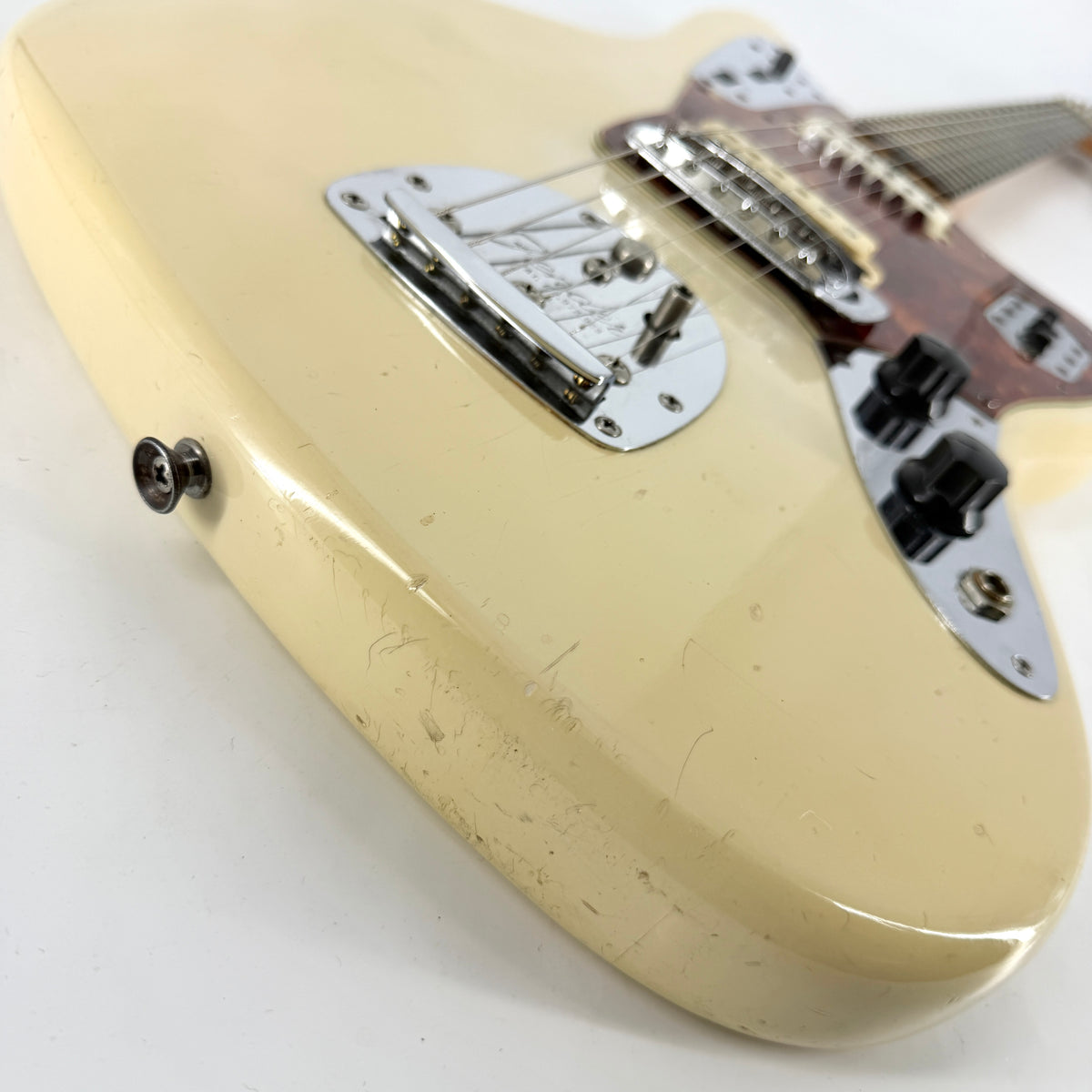 1962 Fender Jaguar Refin - Olympic White