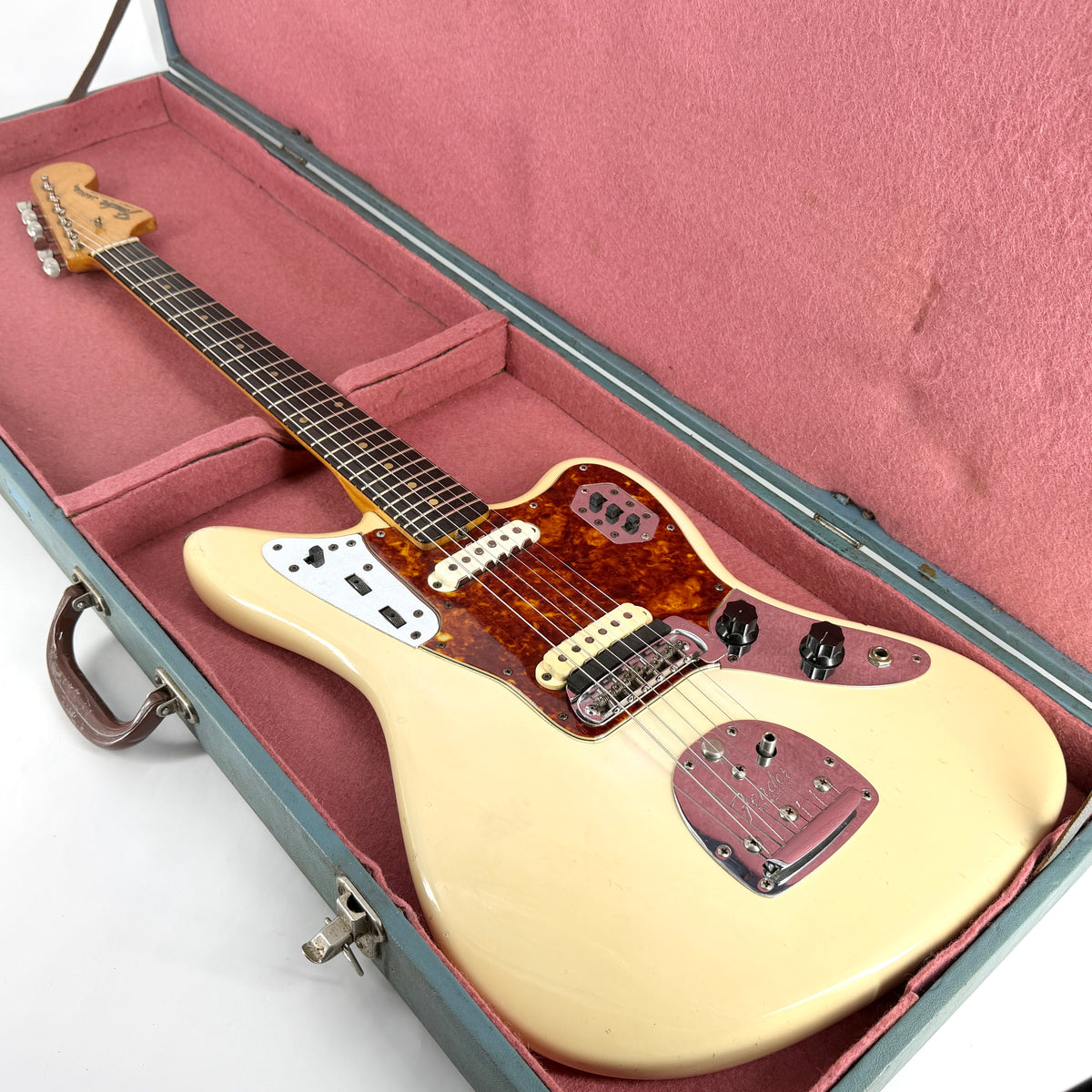 1962 Fender Jaguar Refin - Olympic White