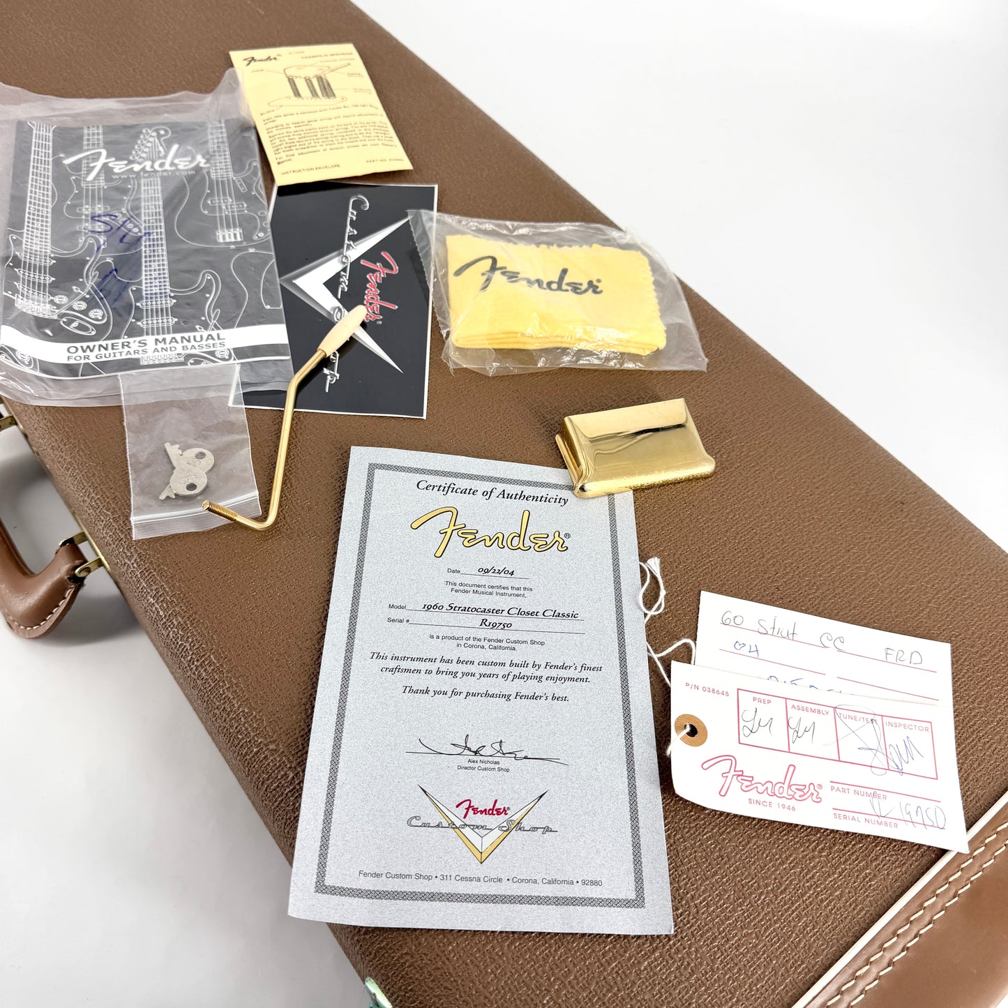 2004 Fender Custom Shop 1960 Stratocaster Relic – Black