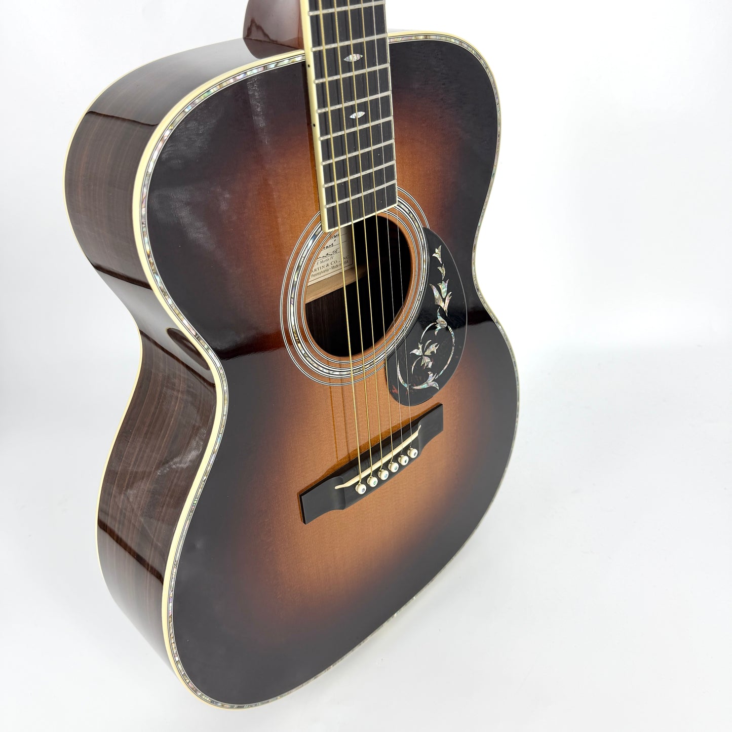 2010 Martin Custom Shop OM-41 Deluxe - Normans Rare Guitars - Sunburst