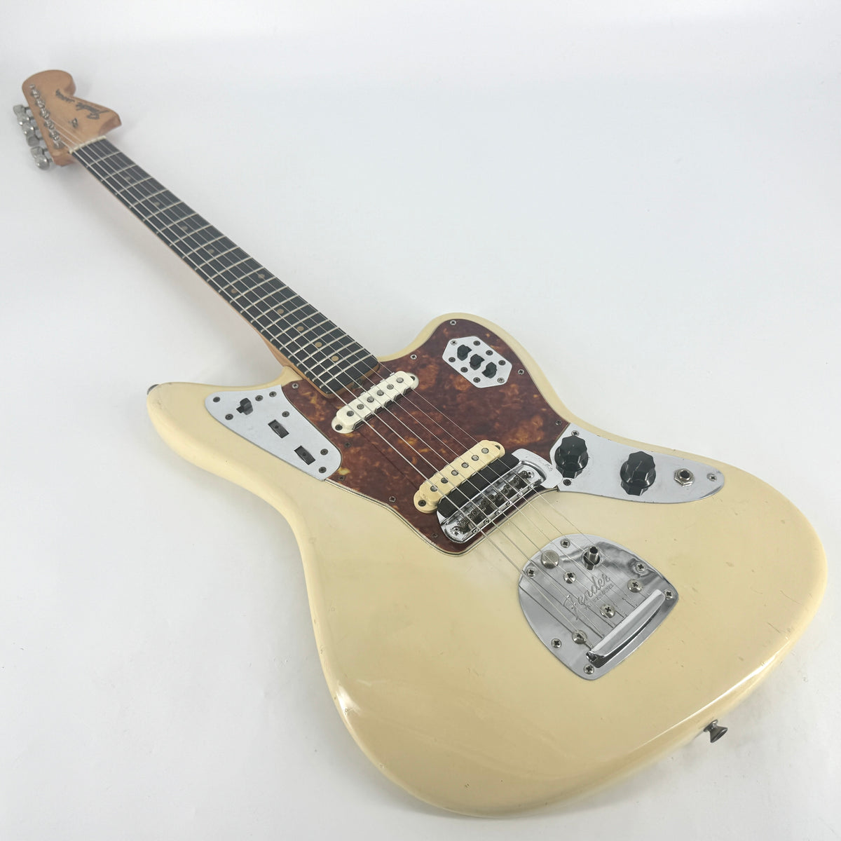 1962 Fender Jaguar Refin - Olympic White