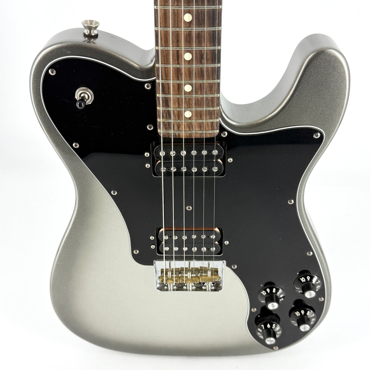 2021 Fender American Professional II Telecaster Deluxe – Mercury Silver