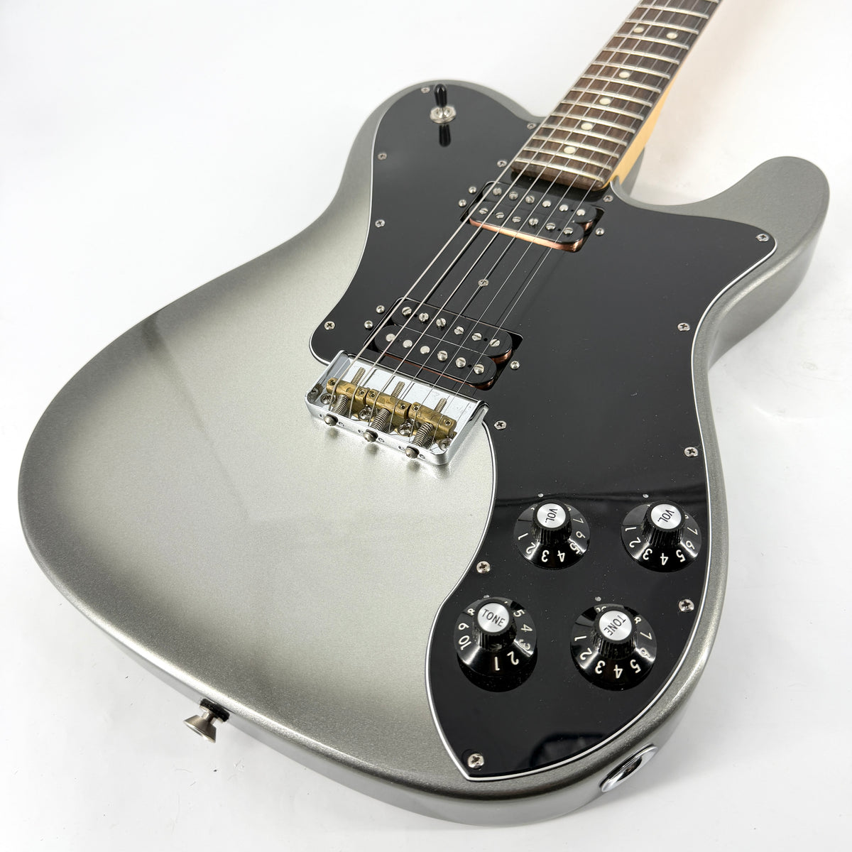 2021 Fender American Professional II Telecaster Deluxe – Mercury Silver