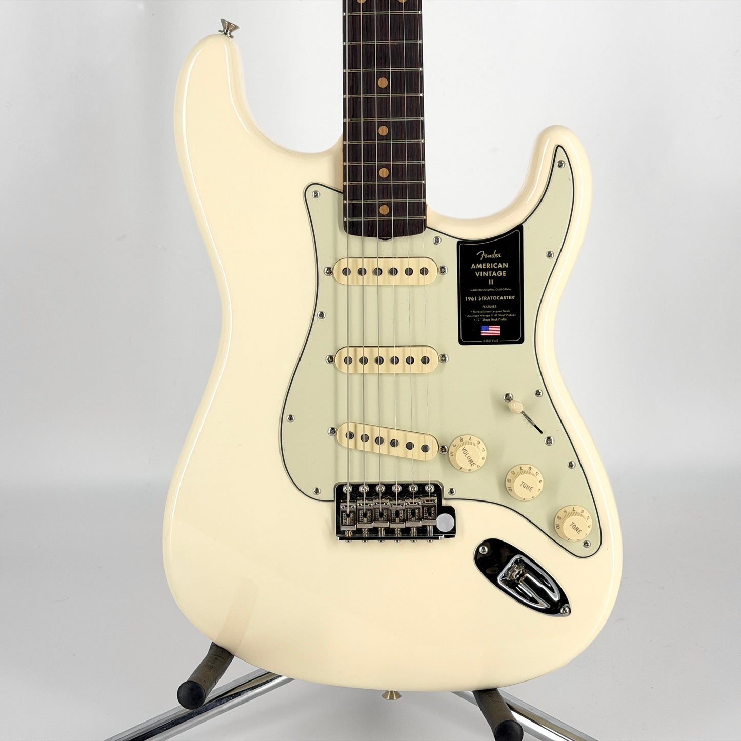 2025 Fender American Vintage II 1961 Stratocaster - Olympic White
