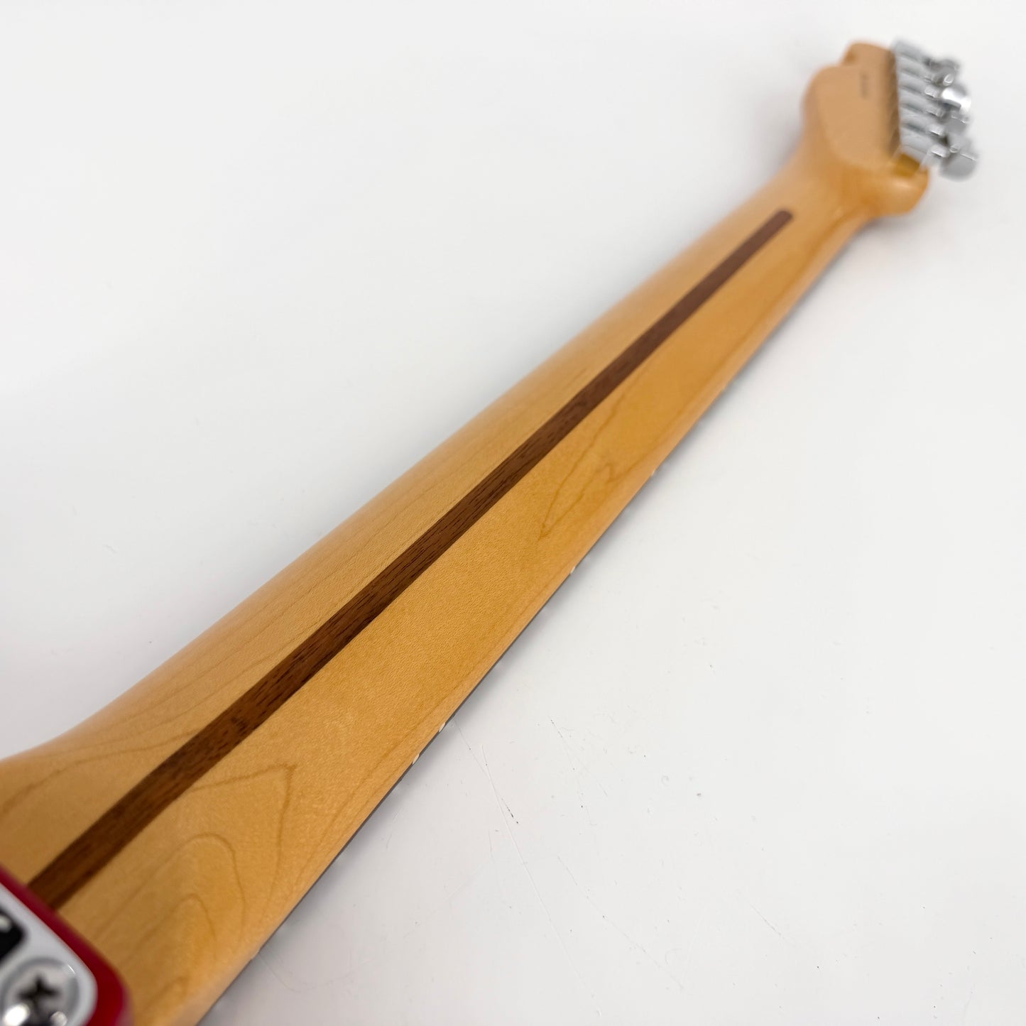 2014 Fender American Standard Ash Telecaster with Custom Shop Pickups - Crimson Transparent