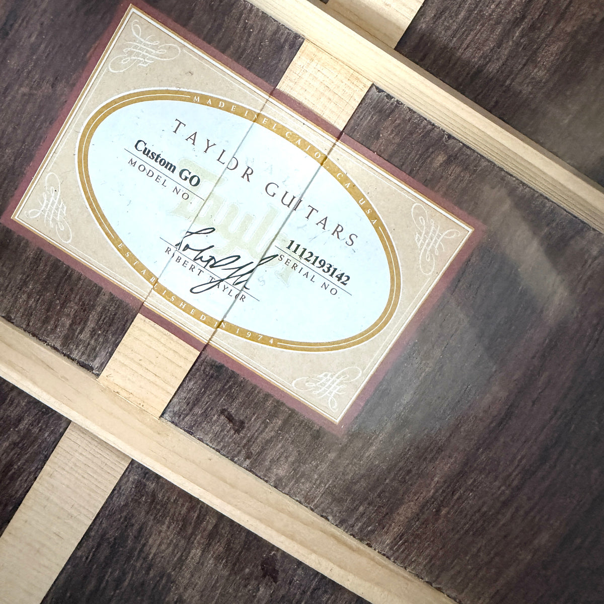 2013 Taylor Custom Shop GO Grand Orchestra - Natural