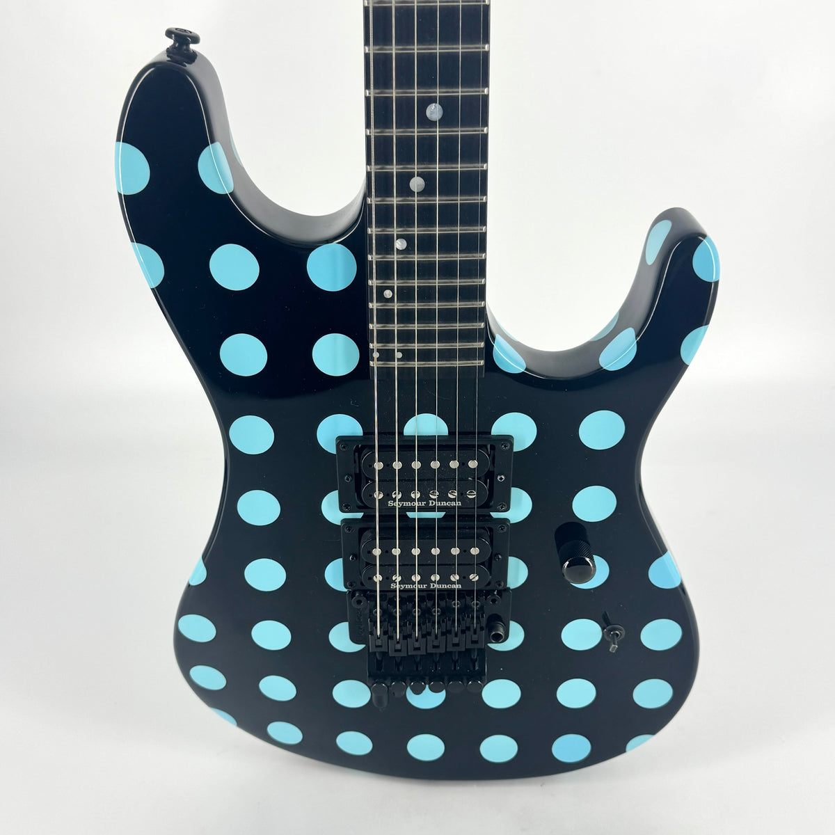 2020 Kramer Nightswan - Black Blue Polka Dot