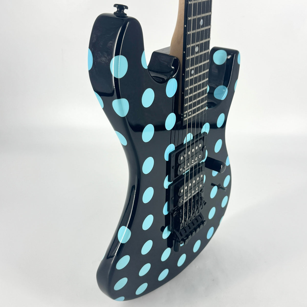 2020 Kramer Nightswan - Black Blue Polka Dot