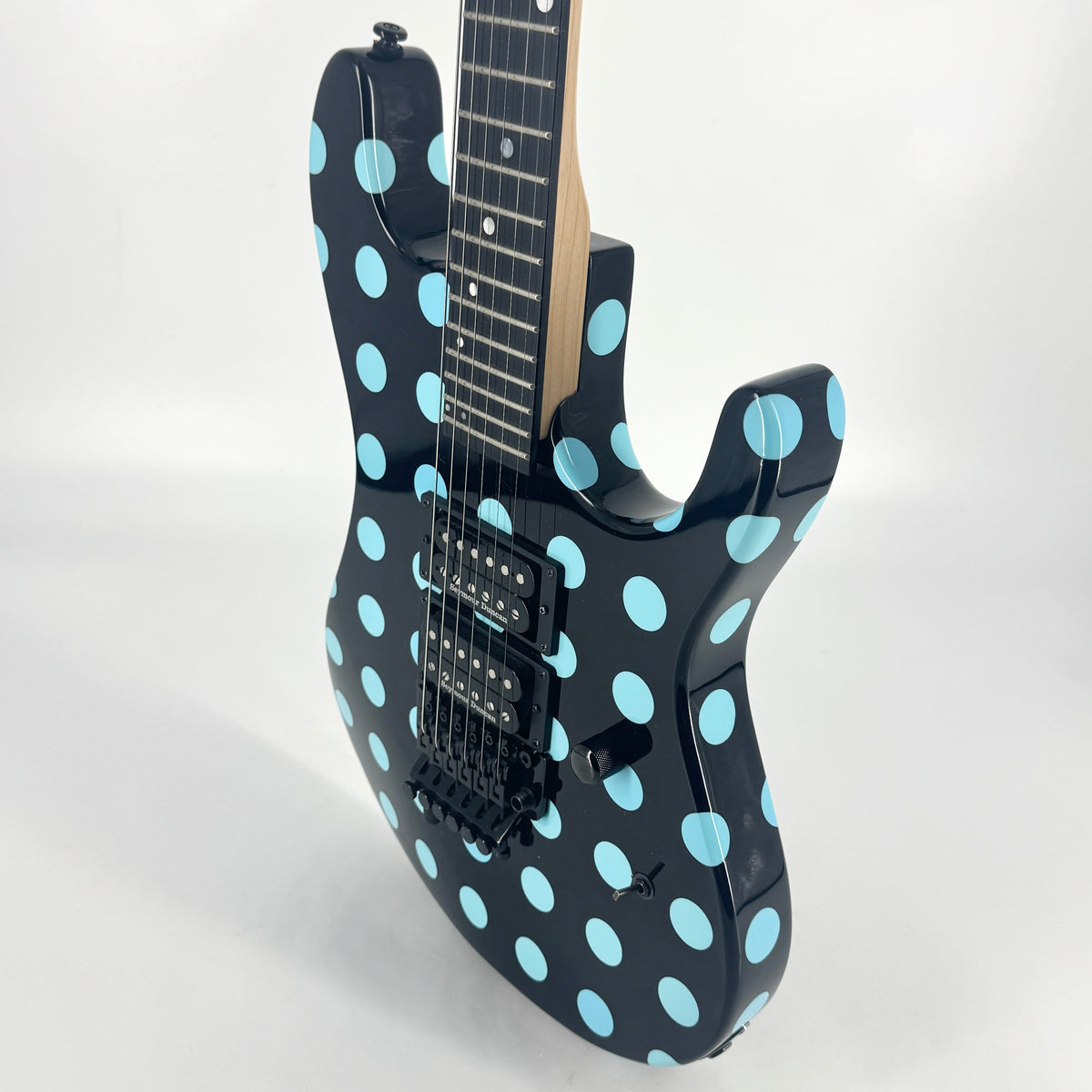 2020 Kramer Nightswan - Black Blue Polka Dot