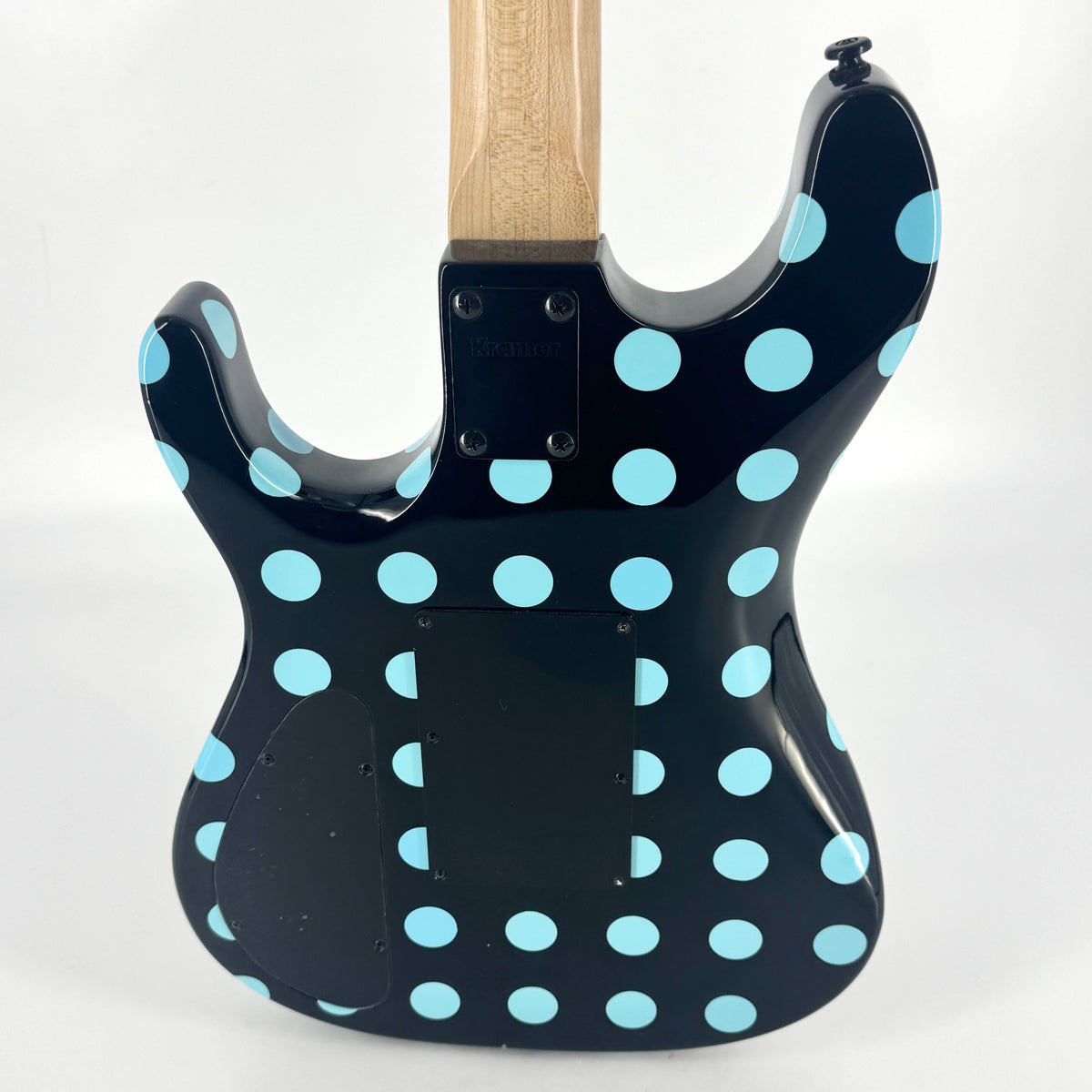 2020 Kramer Nightswan - Black Blue Polka Dot