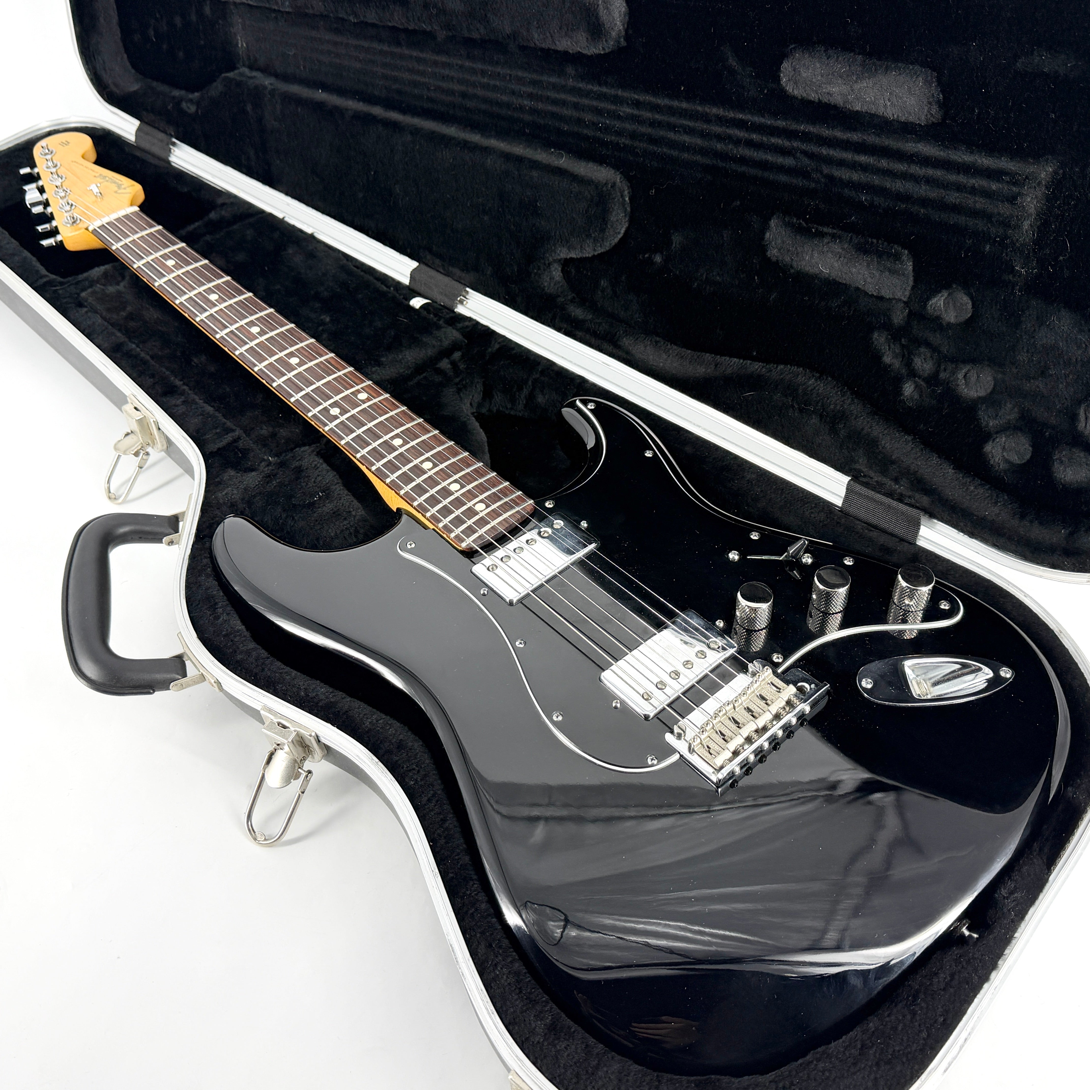 2014 Fender American Standard Stratocaster HH - Black – Jordan Guitars