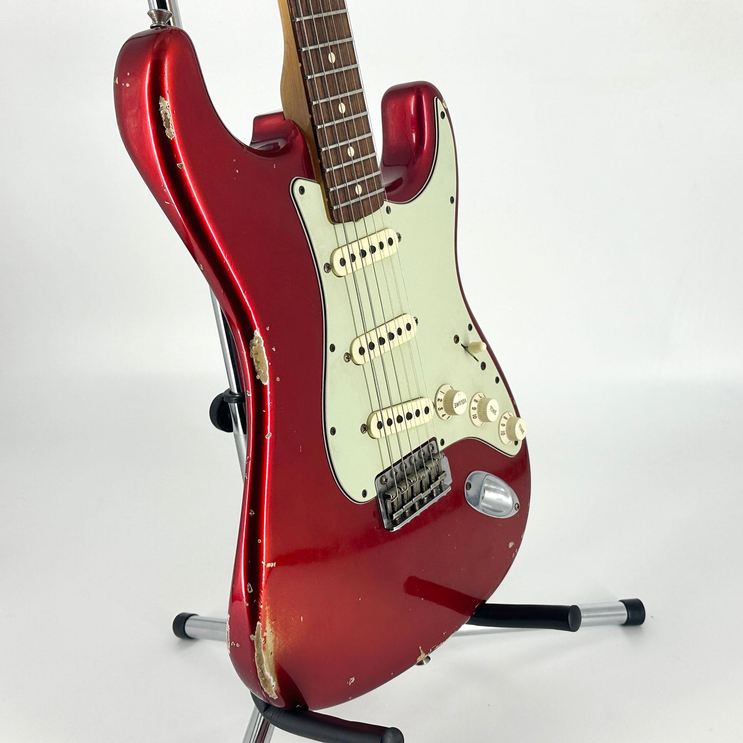 2015 Fender Custom Shop '63 Stratocaster Relic - Candy Apple Red