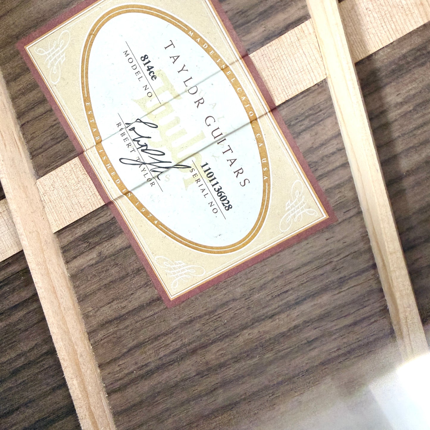 2016 Taylor 814ce - Natural