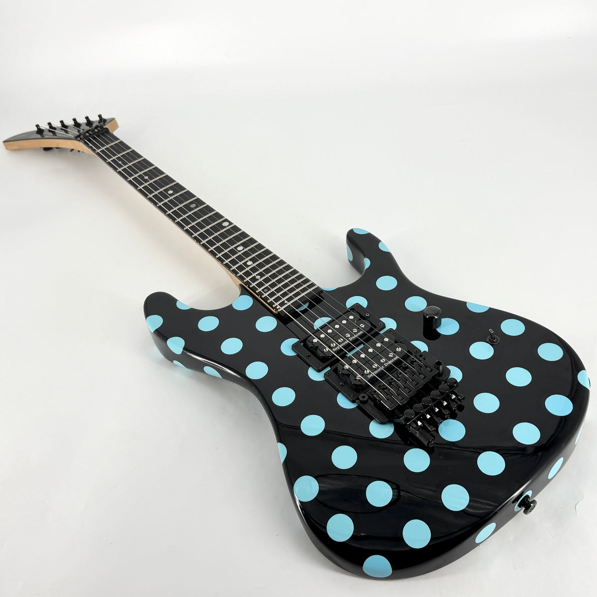 2020 Kramer Nightswan - Black Blue Polka Dot