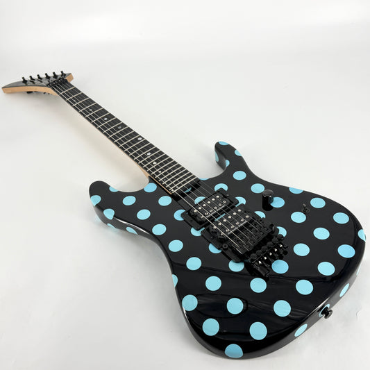 2020 Kramer Nightswan - Black Blue Polka Dot