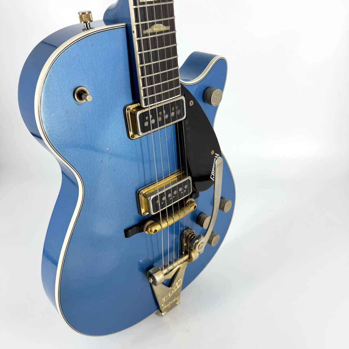 2019 Gretsch Stephen Stern Masterbuilt G6128-CS Duo Jet Relic - Lake Placid Blue