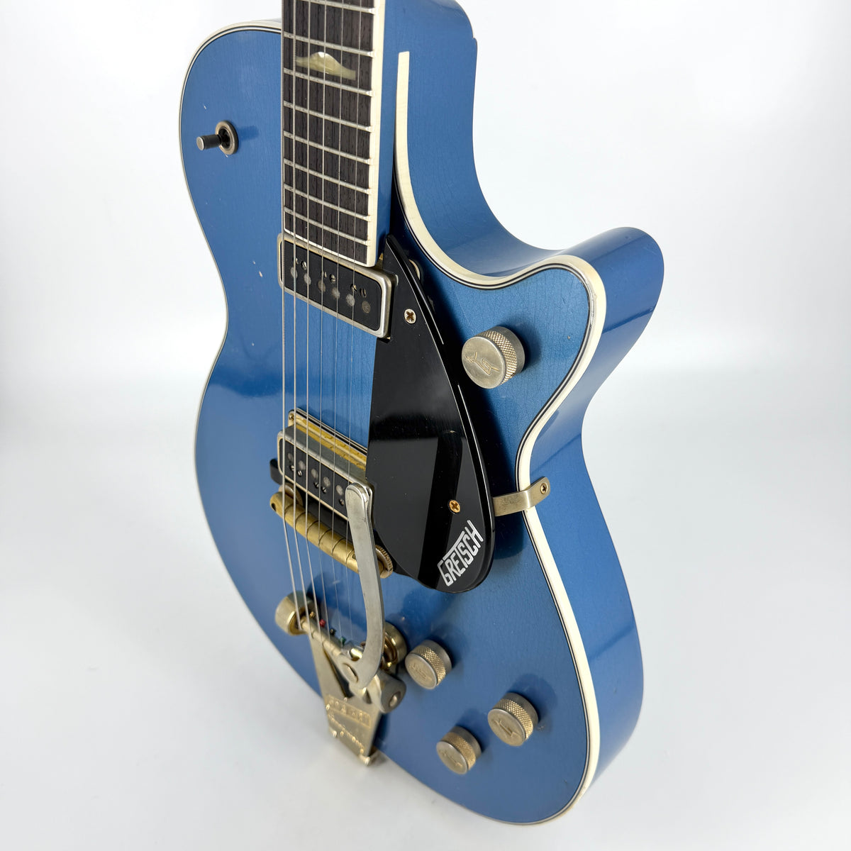 2019 Gretsch Stephen Stern Masterbuilt G6128-CS Duo Jet Relic - Lake Placid Blue