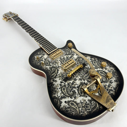 2022 Gretsch Stephen Stern Masterbuilt Custom Shop G6128-CS Duo Jet Relic - Black Paisley